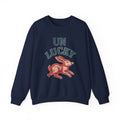 'Unlucky' Vintage Rabbit Graphic Crewneck Sweatshirt