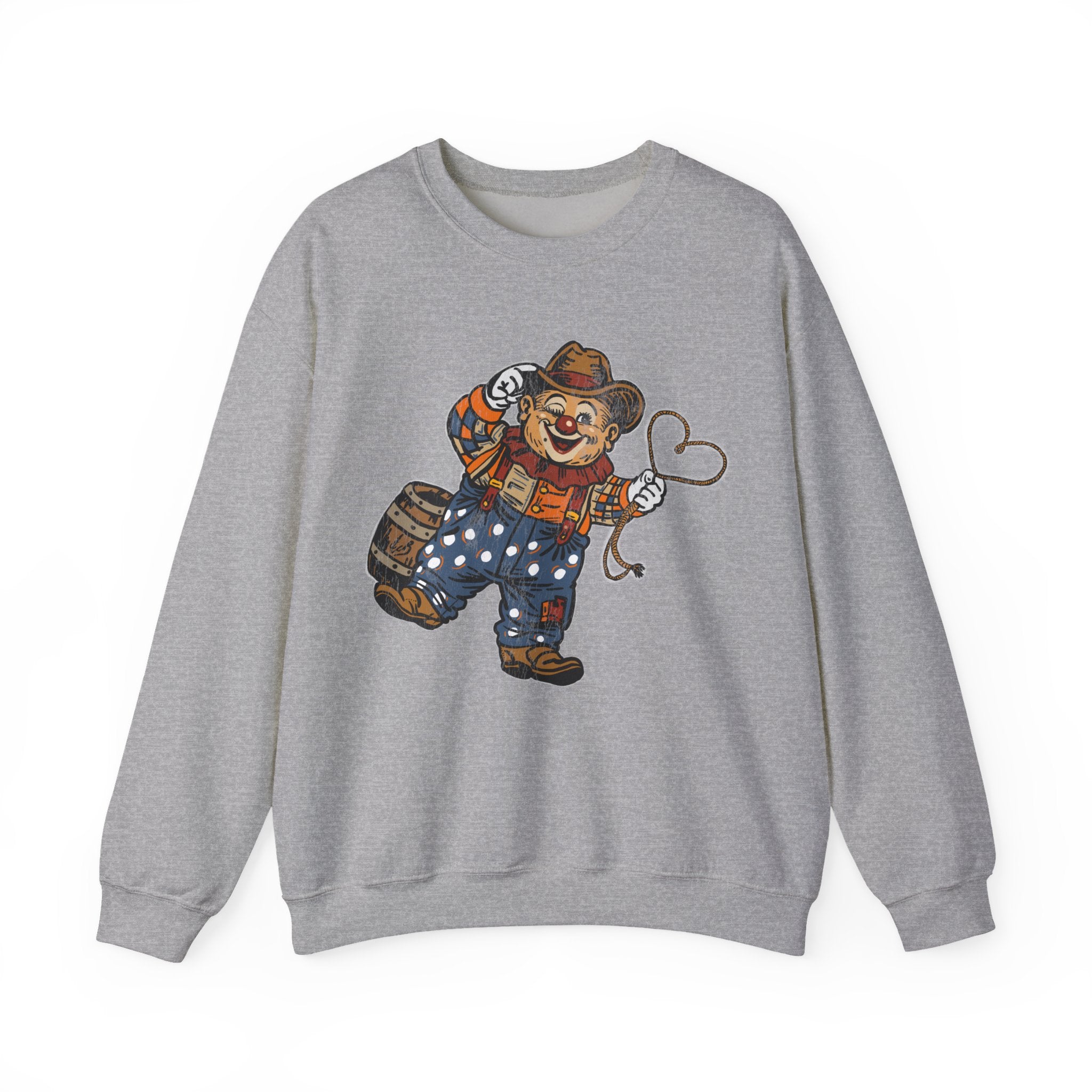 Poco Pete The Cowboy of Love Pullover — Retro Western Crewneck Sweatshirt