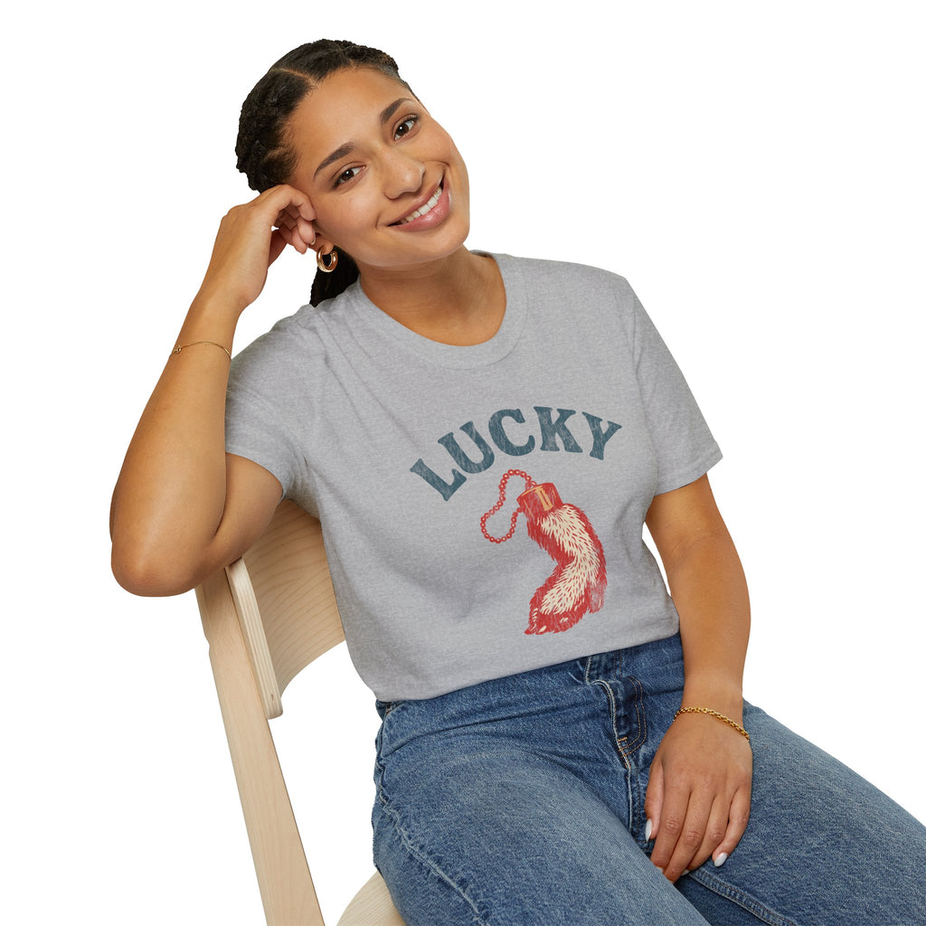 "Lucky" Vintage Rabbit Graphic T-Shirt