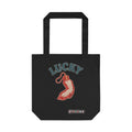 "Lucky" Vintage Rabbit Tote Bag — Good Luck Charm Cotton Tote