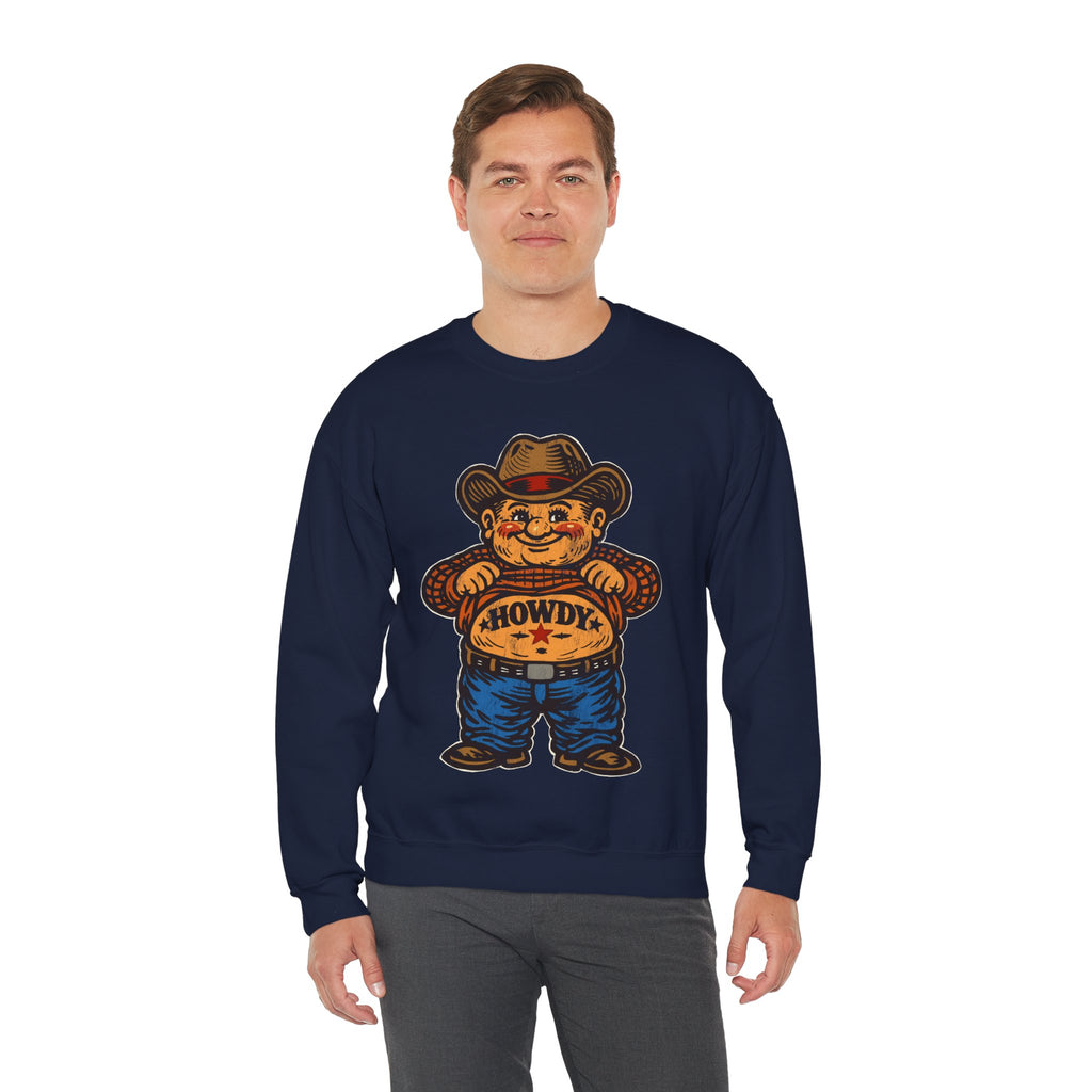Howdy Poco Pete Sweatshirt - Vintage Western Graphic Crewneck