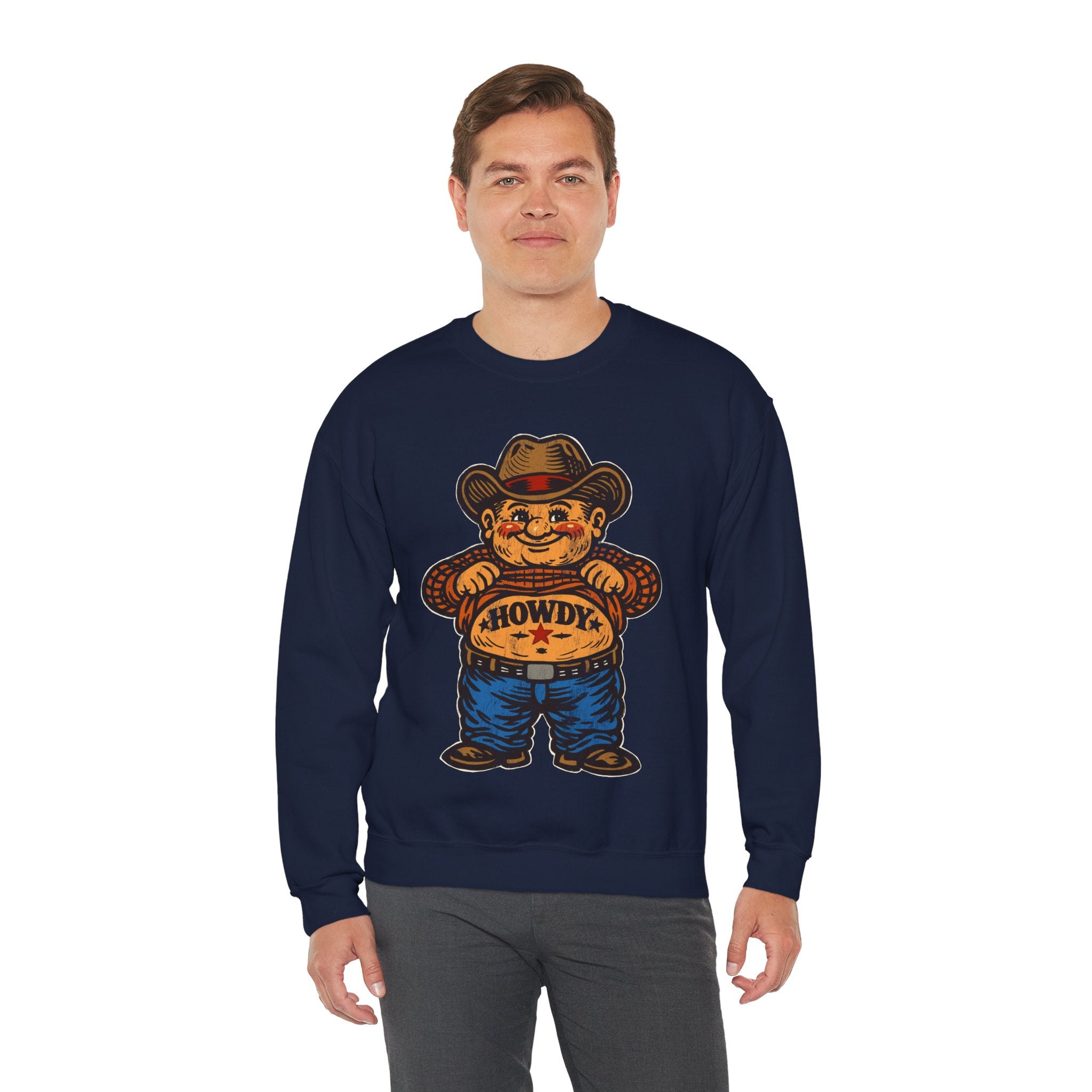 Howdy Poco Pete Sweatshirt - Vintage Western Graphic Crewneck