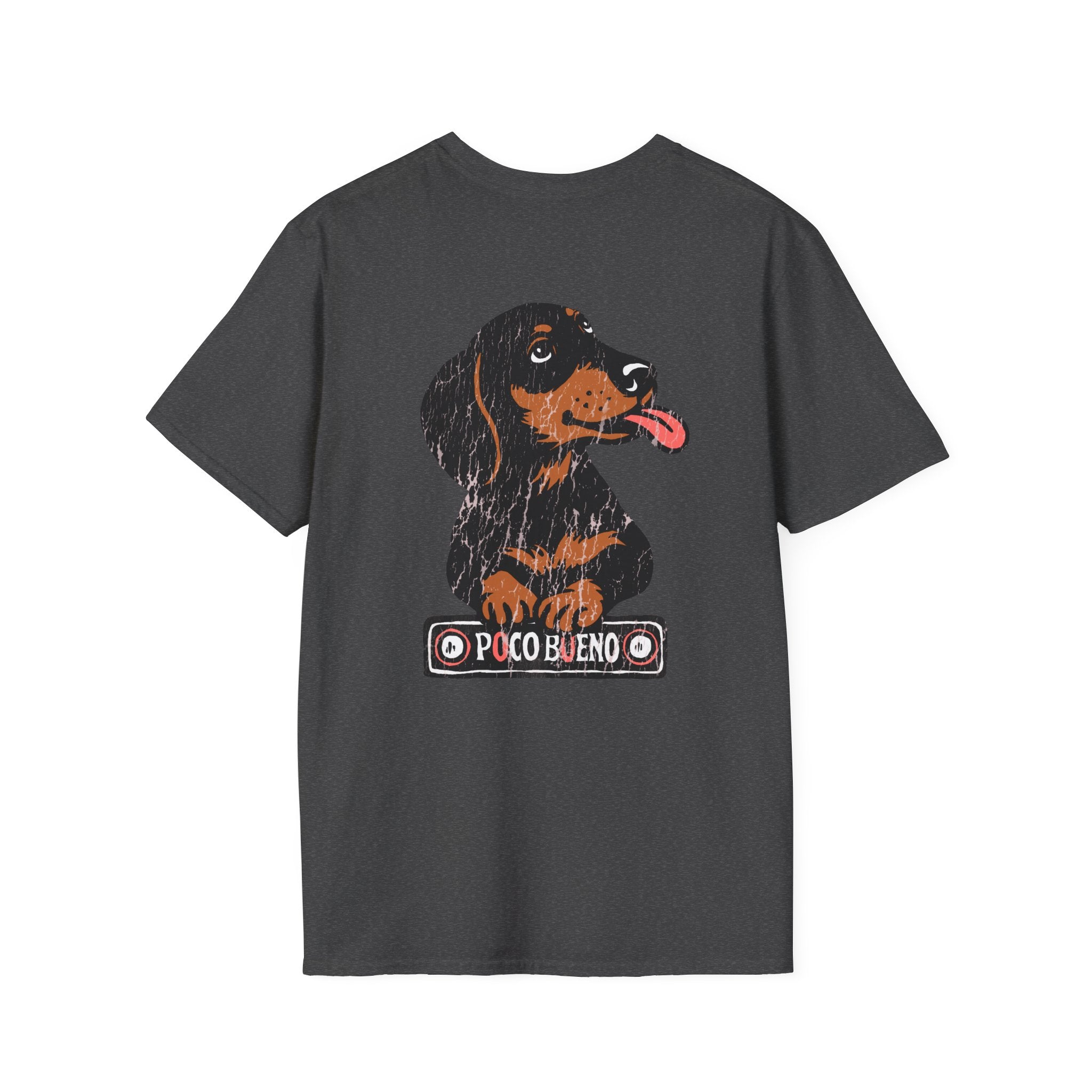 Waylon The Dachshund Graphic T-Shirt — 'Poco Bueno' Cute Dog Vintage Tee