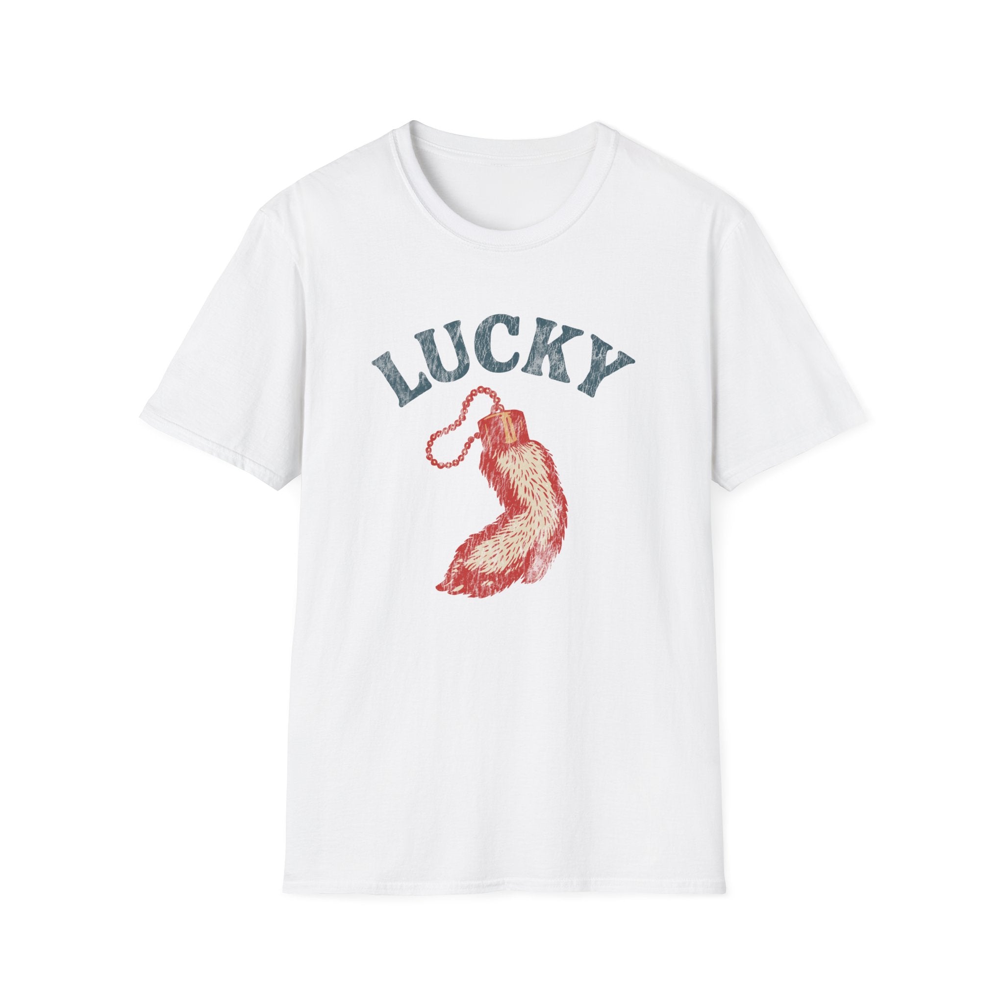 "Lucky" Vintage Rabbit Graphic T-Shirt