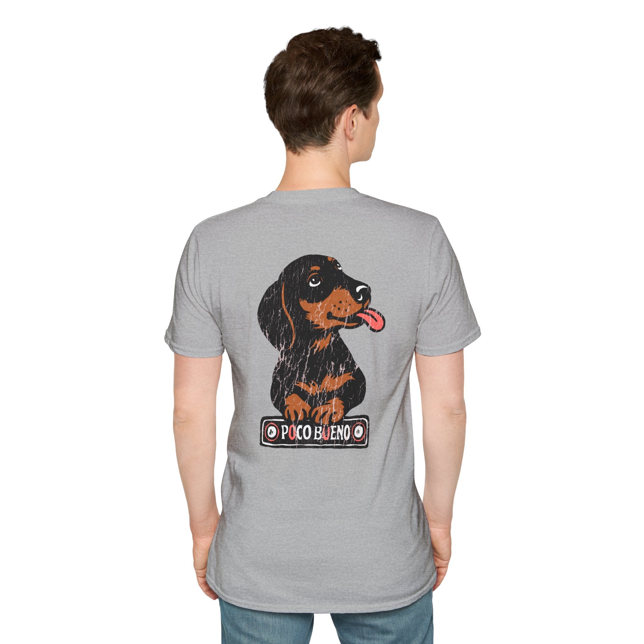 Waylon The Dachshund Graphic T-Shirt — 'Poco Bueno' Cute Dog Vintage Tee