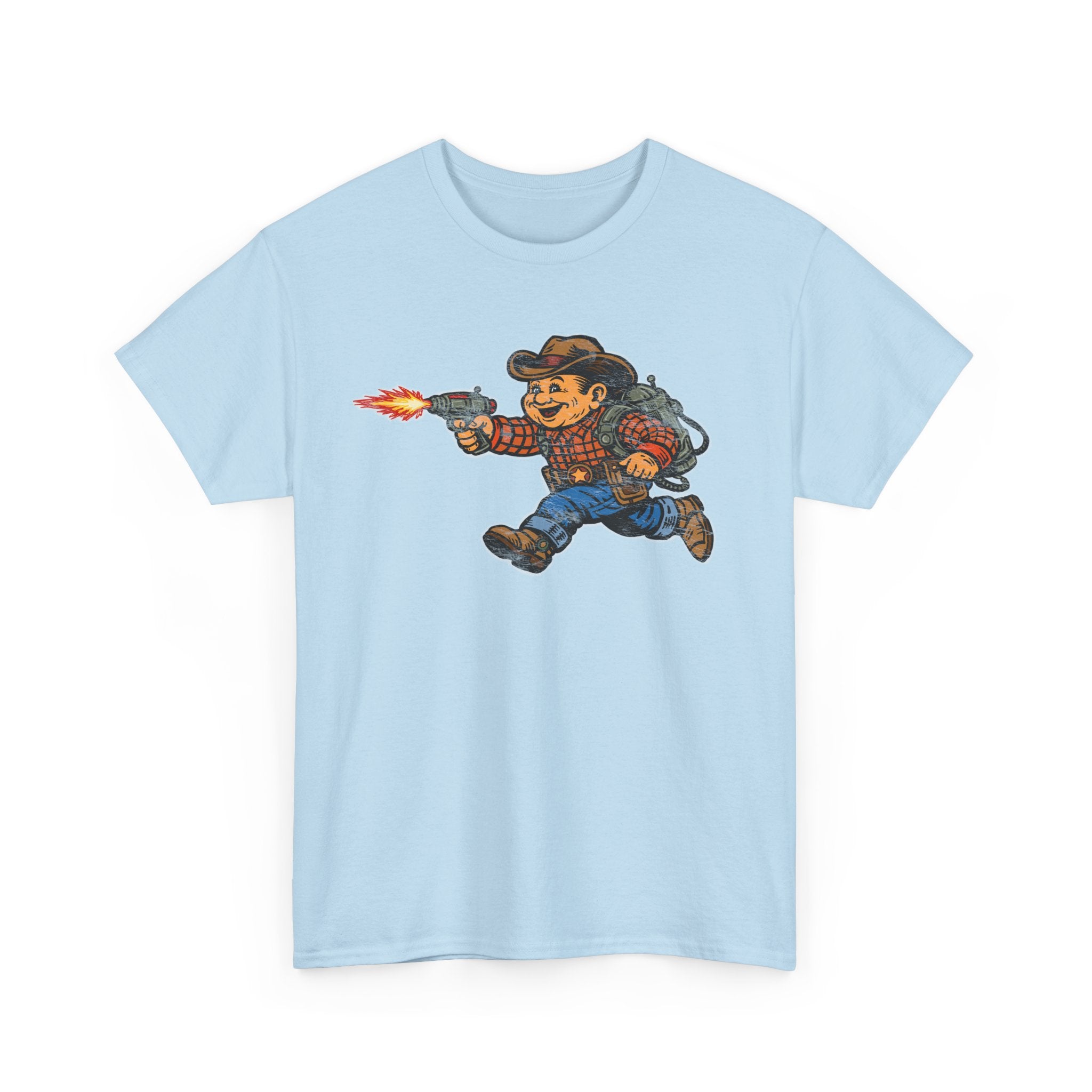 Poco Pete The Space Cowboy T‑Shirt — Retro Western Heavy Cotton Tee