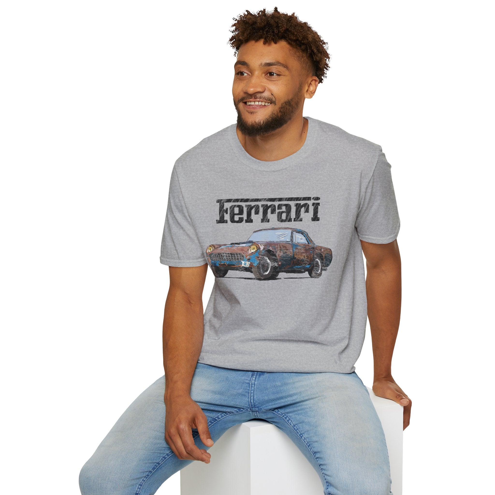 Ferrari 250GT Vintage Car T-Shirt — Retro Automotive Graphic Tee