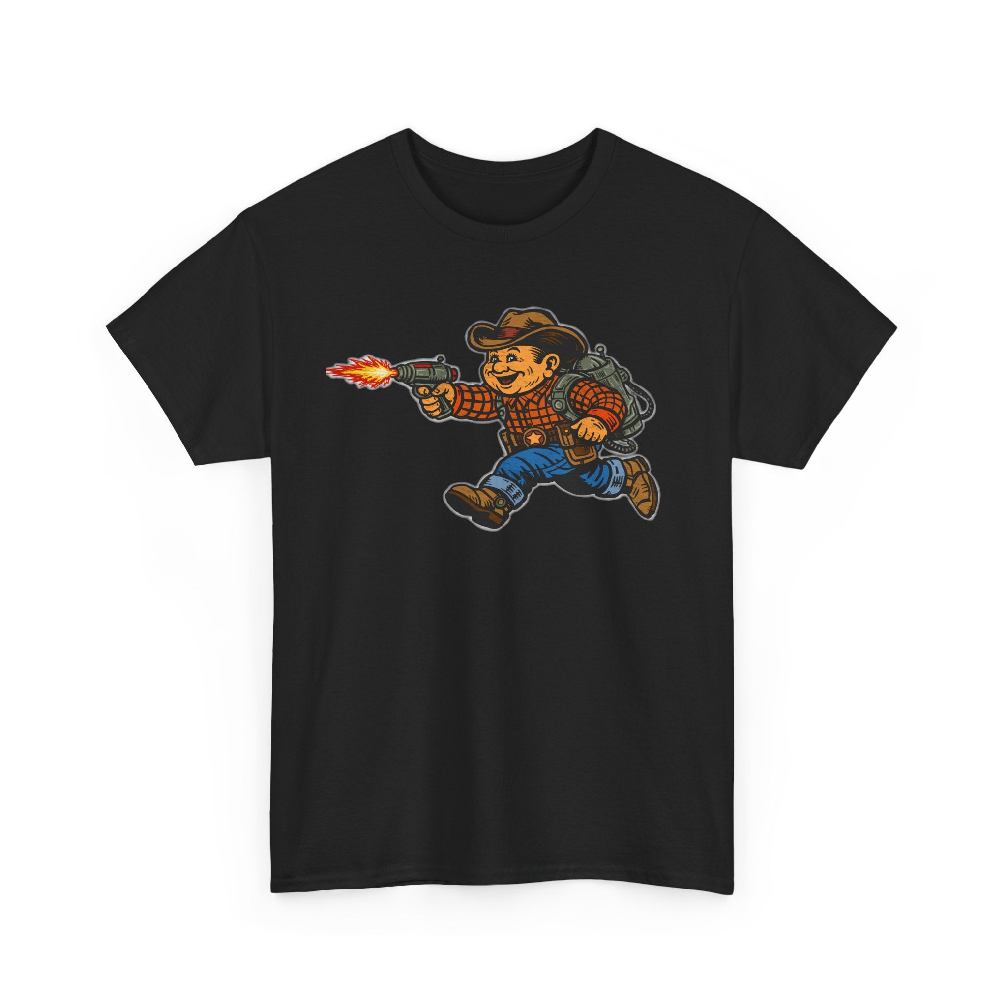 Poco Pete The Space Cowboy T‑Shirt — Retro Western Heavy Cotton Tee