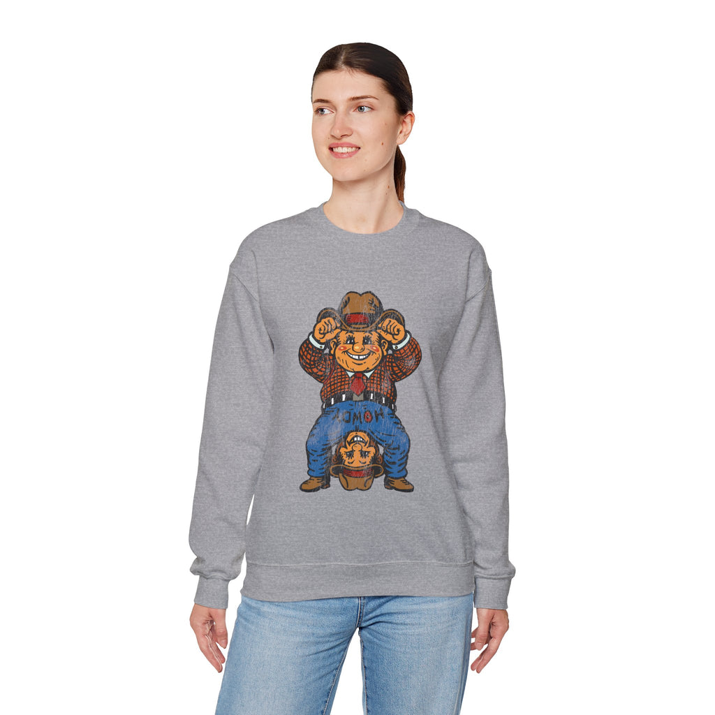 Cheeky Monkey Poco Pete Sweater - Cowboy Vintage Graphic Sweatshirt
