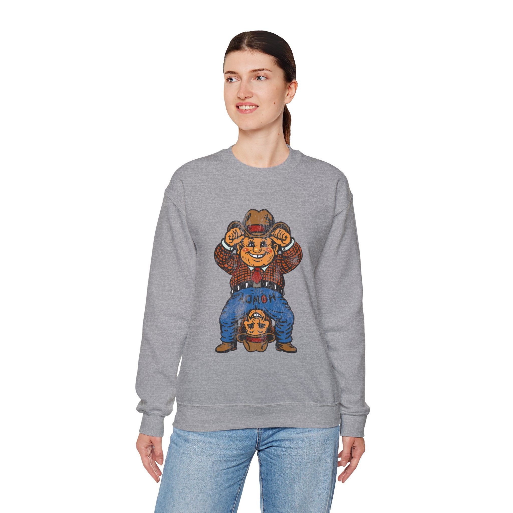 Cheeky Monkey Poco Pete Sweater - Cowboy Vintage Graphic Sweatshirt