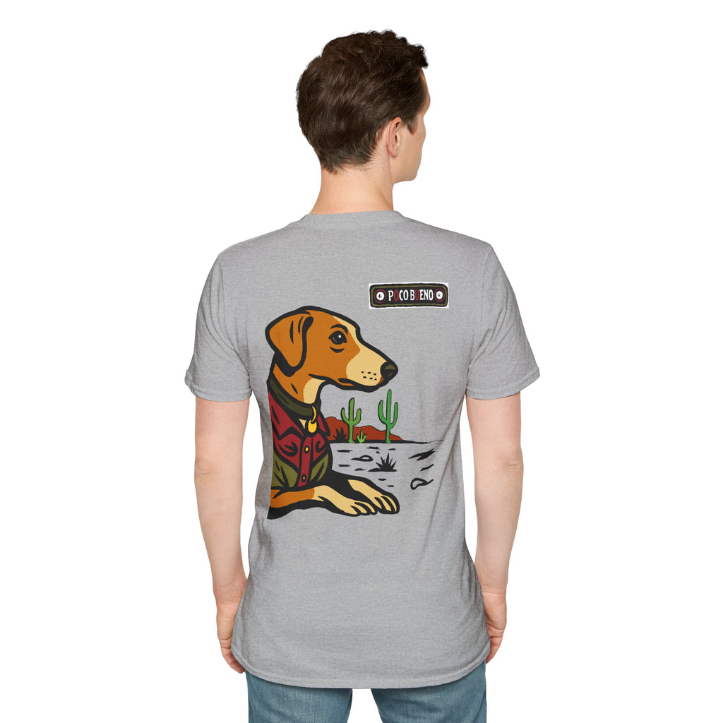 Ulysses The Terrier Desert T-Shirt —  Southwestern Pup Graphic Tee