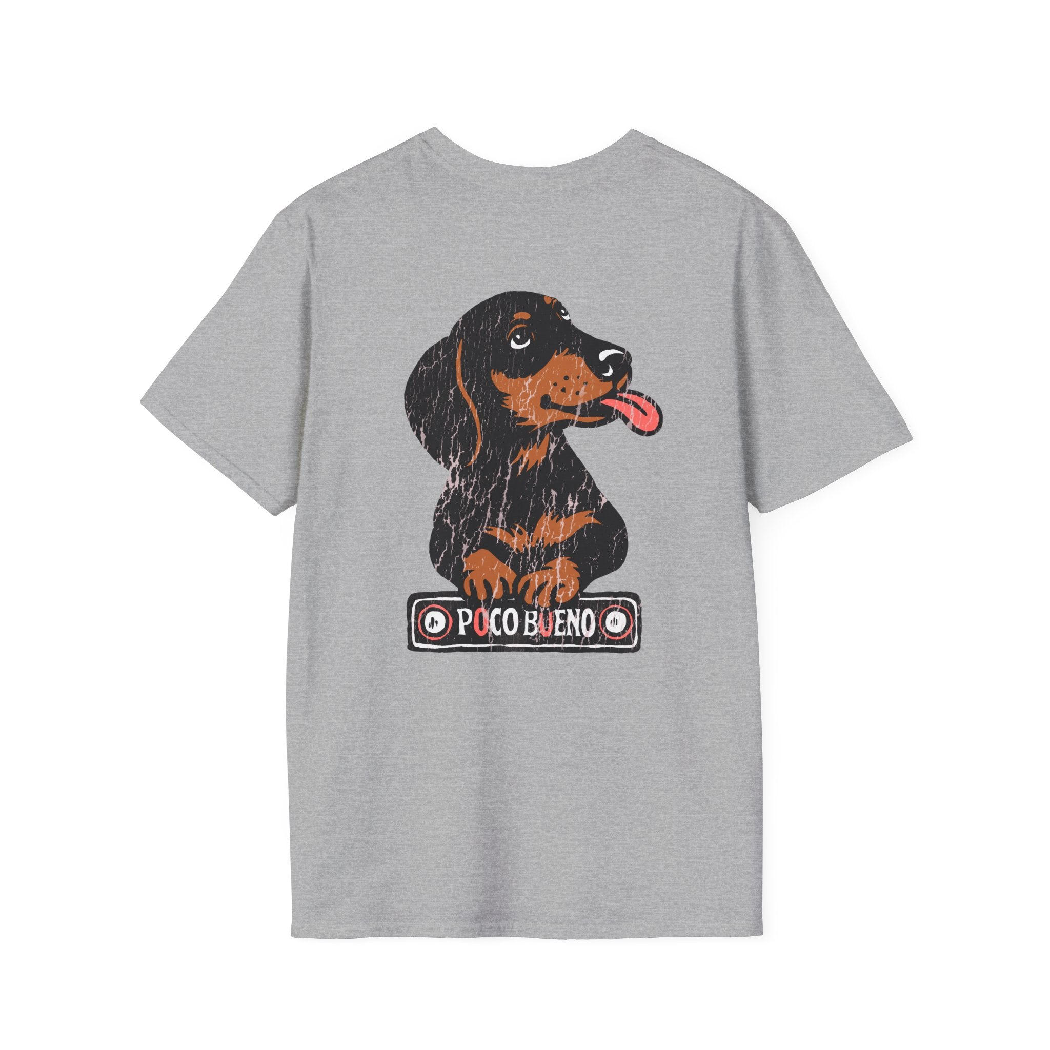 Waylon The Dachshund Graphic T-Shirt — 'Poco Bueno' Cute Dog Vintage Tee