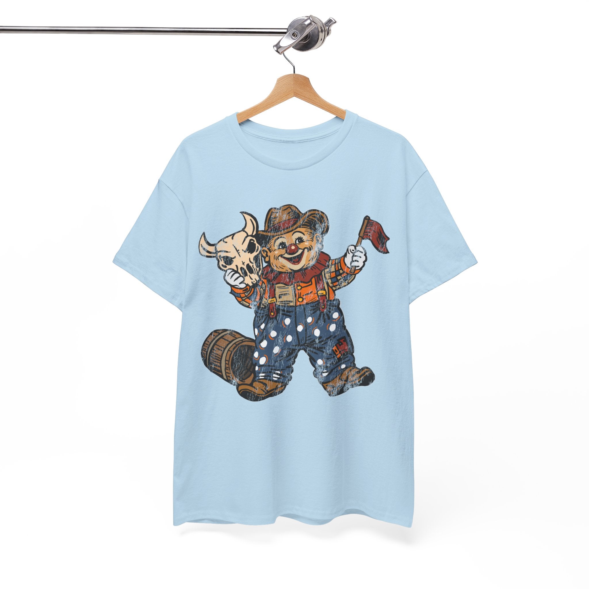 Poco Pete "Just a Clown" T‑Shirt — Retro Western Heavy Cotton Tee