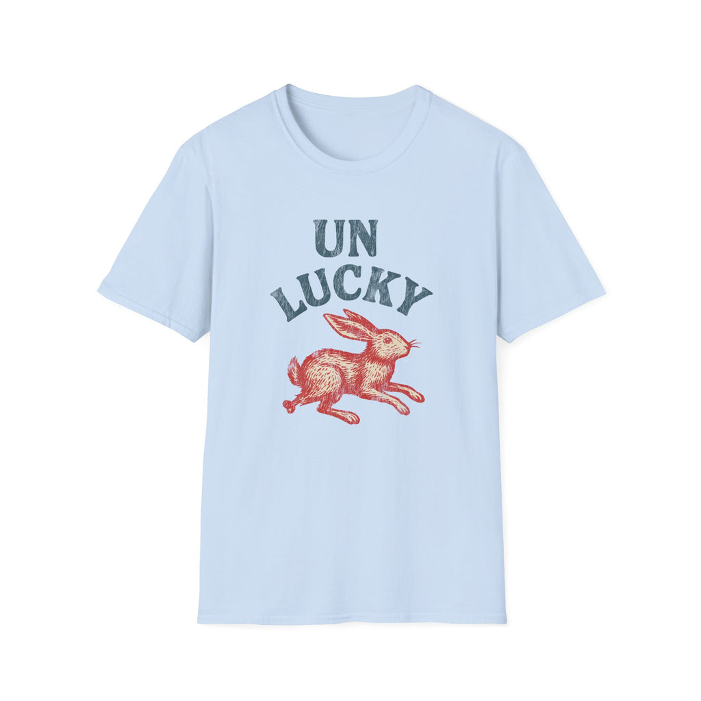 "Unlucky" Vintage Rabbit Graphic T-Shirt