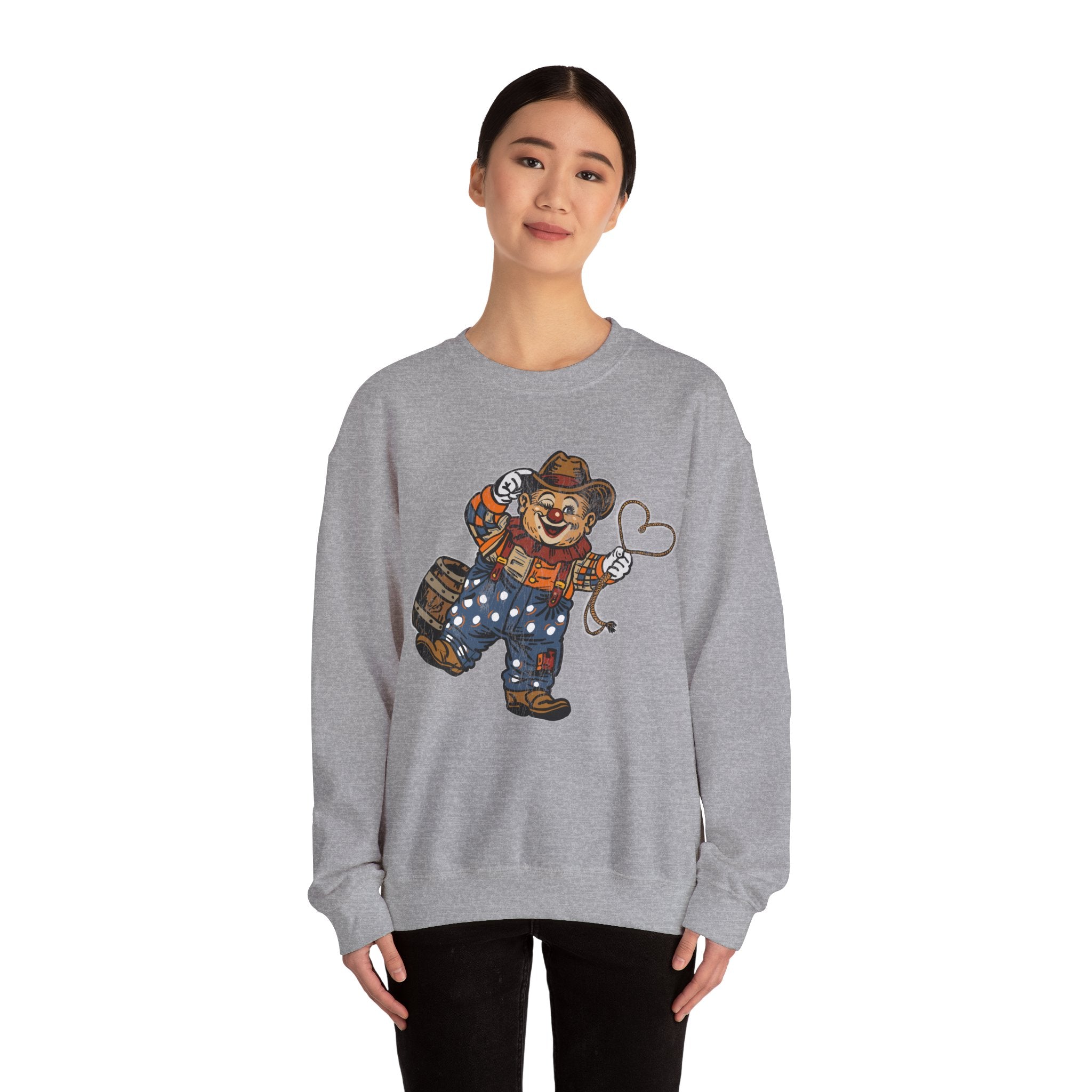 Poco Pete The Cowboy of Love Pullover — Retro Western Crewneck Sweatshirt