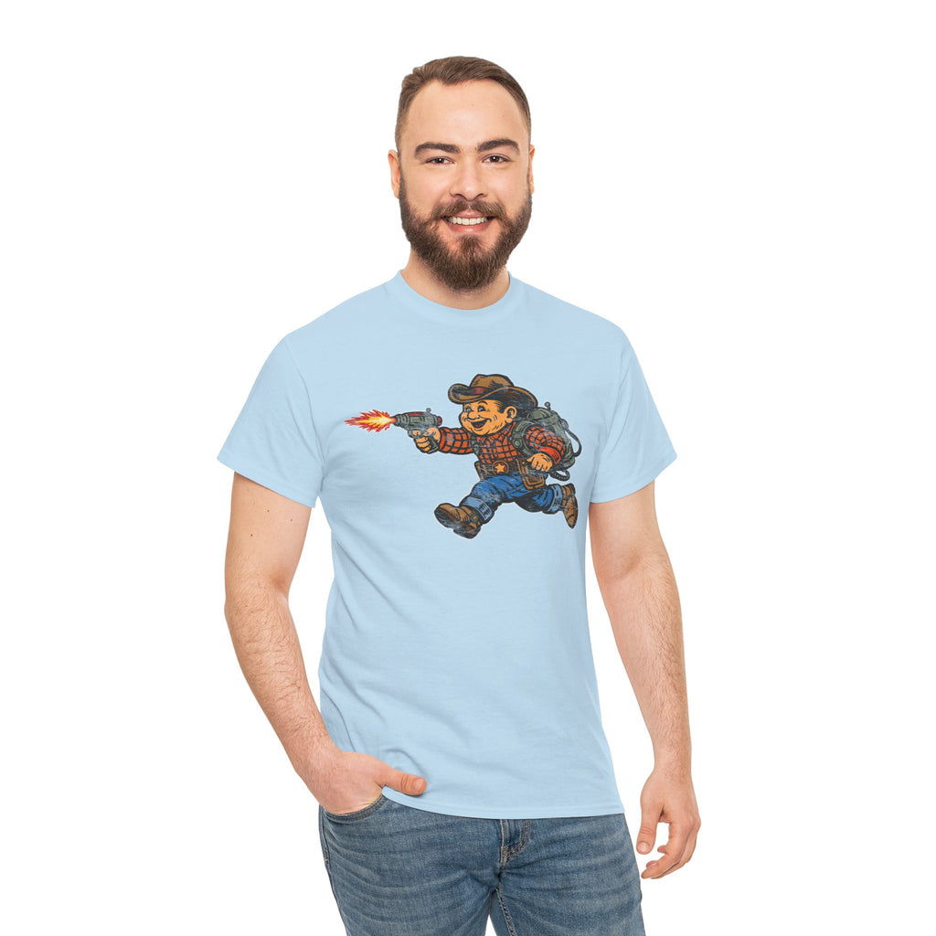 Poco Pete The Space Cowboy T‑Shirt — Retro Western Heavy Cotton Tee