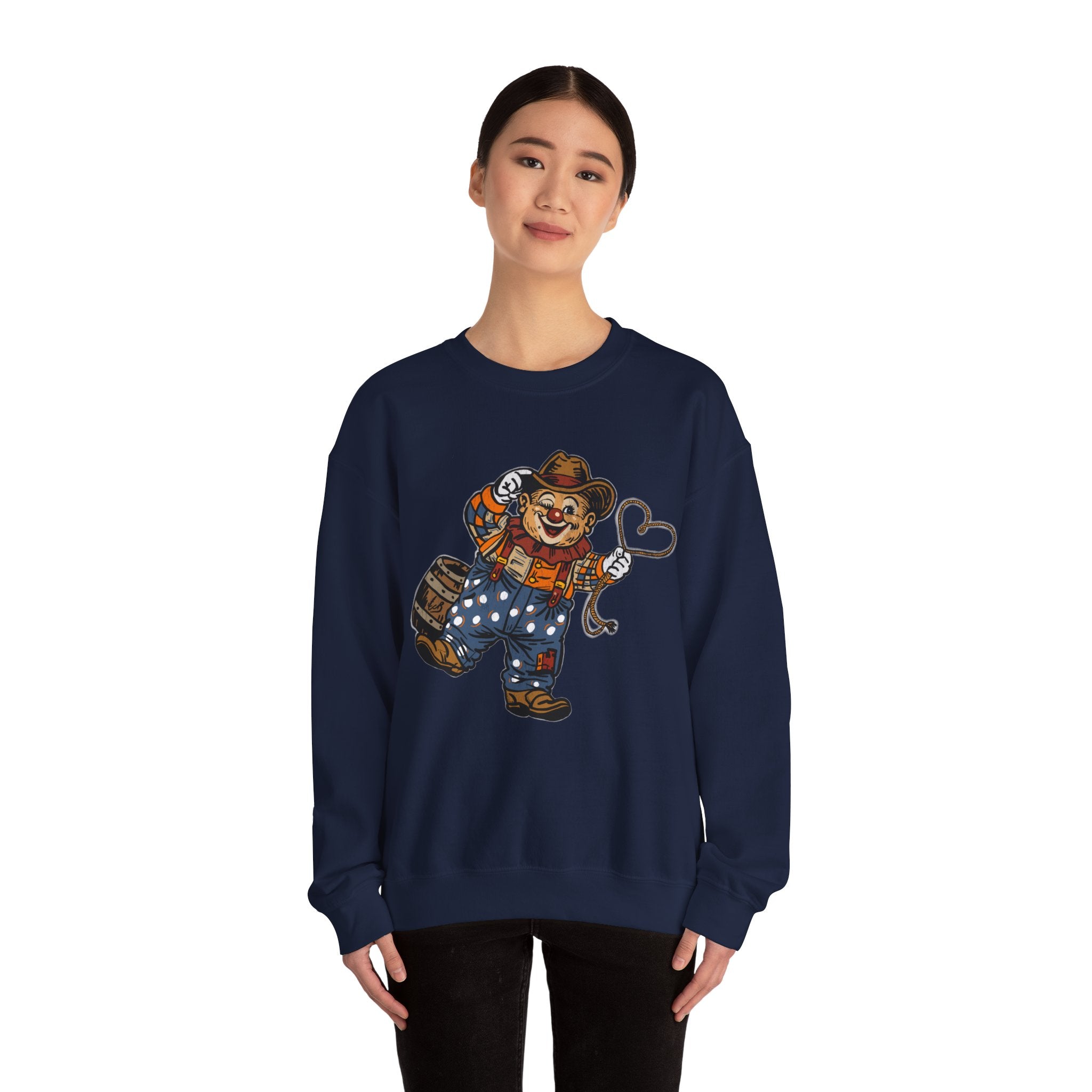 Poco Pete The Cowboy of Love Pullover — Retro Western Crewneck Sweatshirt