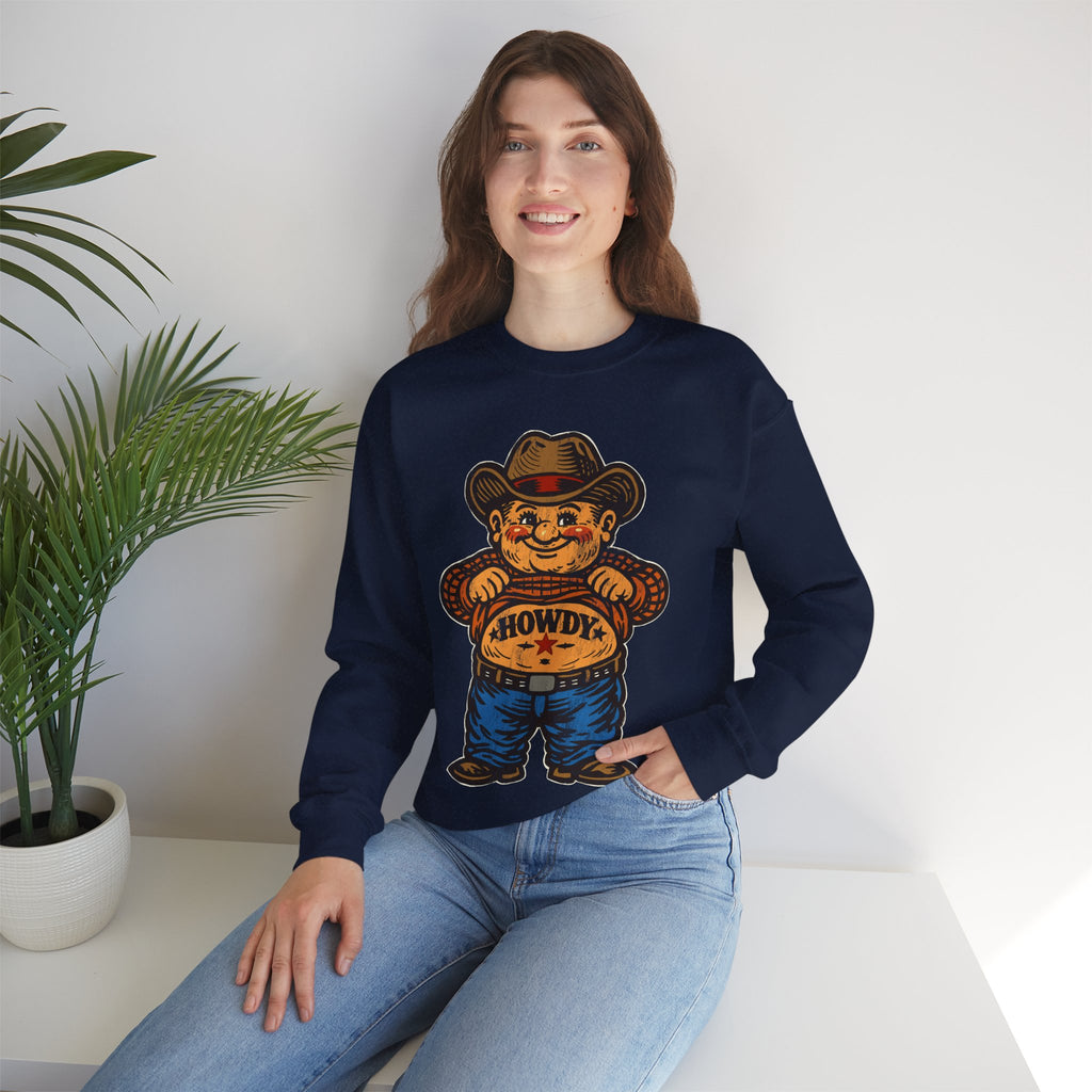 Howdy Poco Pete Sweatshirt - Vintage Western Graphic Crewneck