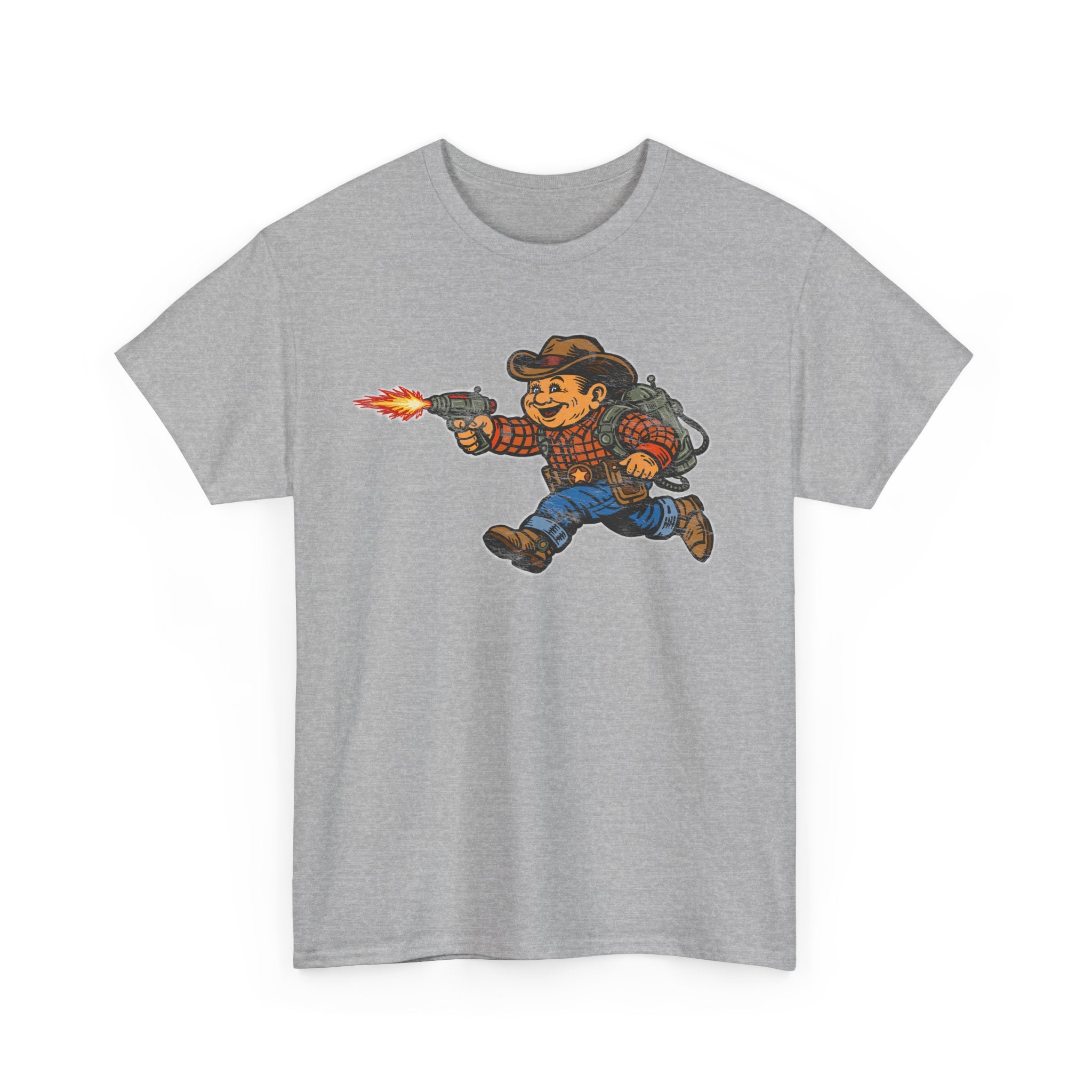 Poco Pete The Space Cowboy T‑Shirt — Retro Western Heavy Cotton Tee