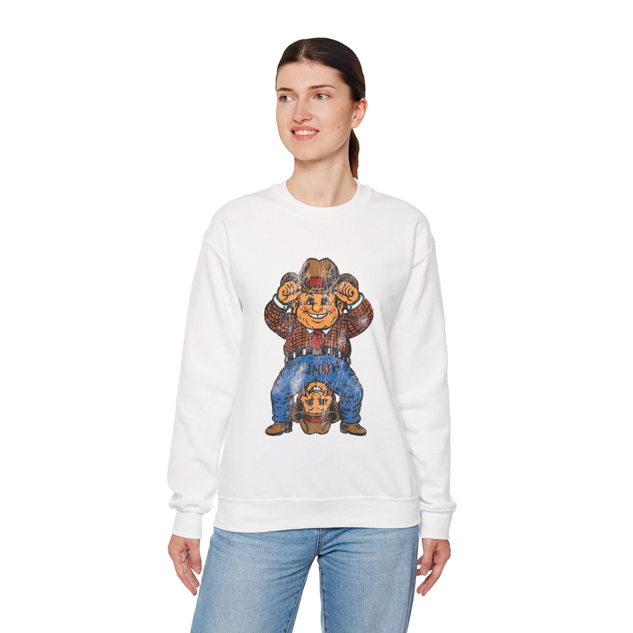 Cheeky Monkey Poco Pete Sweater - Cowboy Vintage Graphic Sweatshirt