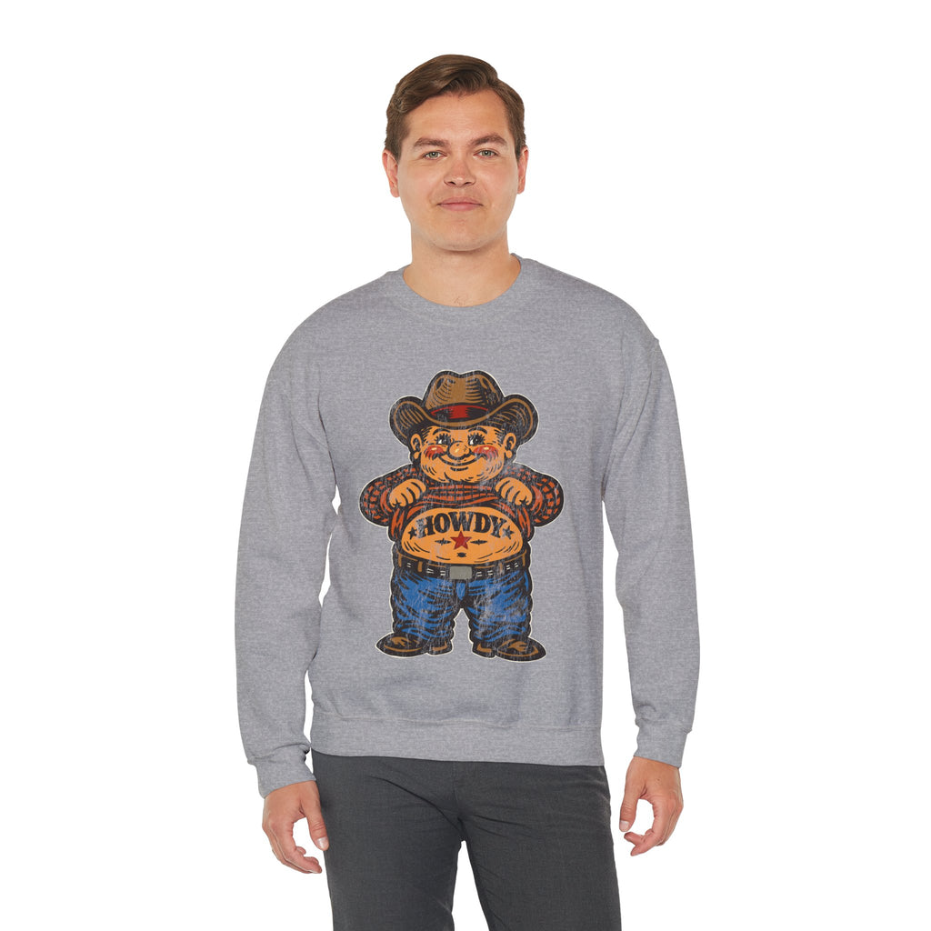 Howdy Poco Pete Sweatshirt - Vintage Western Graphic Crewneck