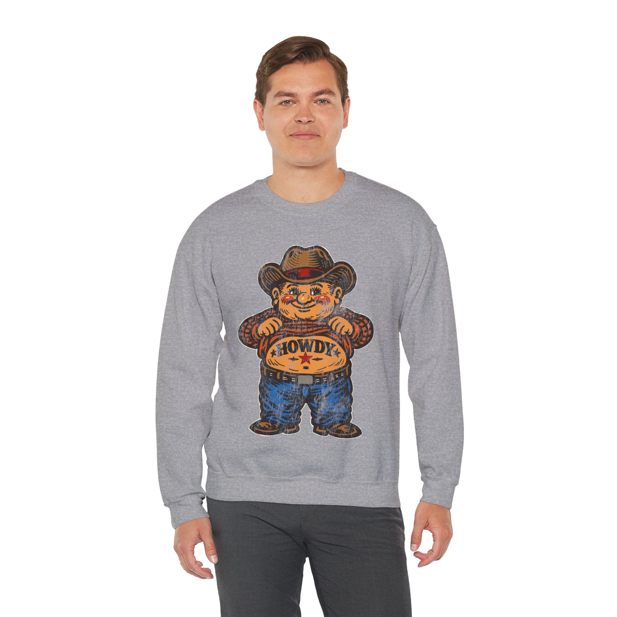 Howdy Poco Pete Sweatshirt - Vintage Western Graphic Crewneck