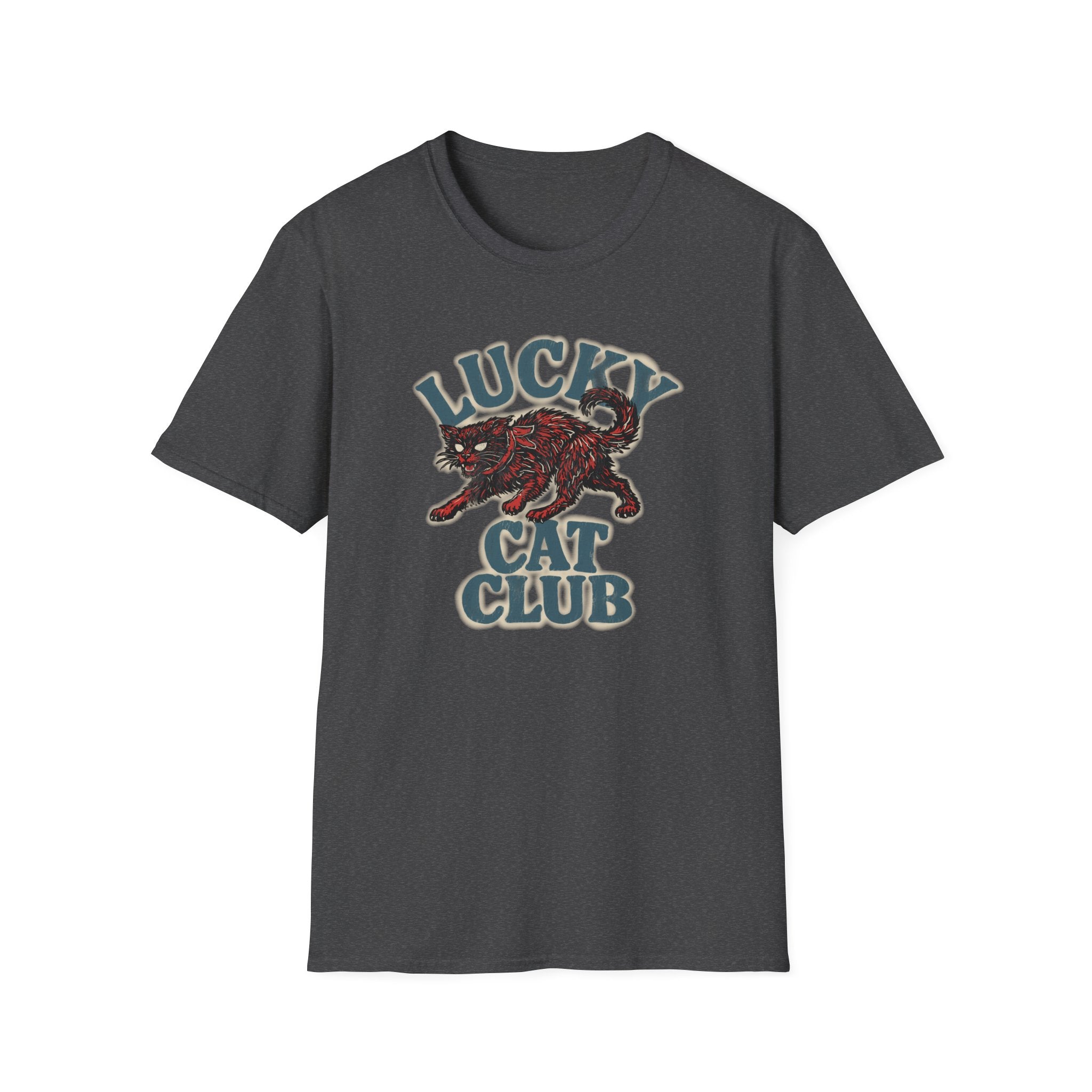 Lucky Cat Club T-Shirt — Vintage Lucky Cat Graphic Tee
