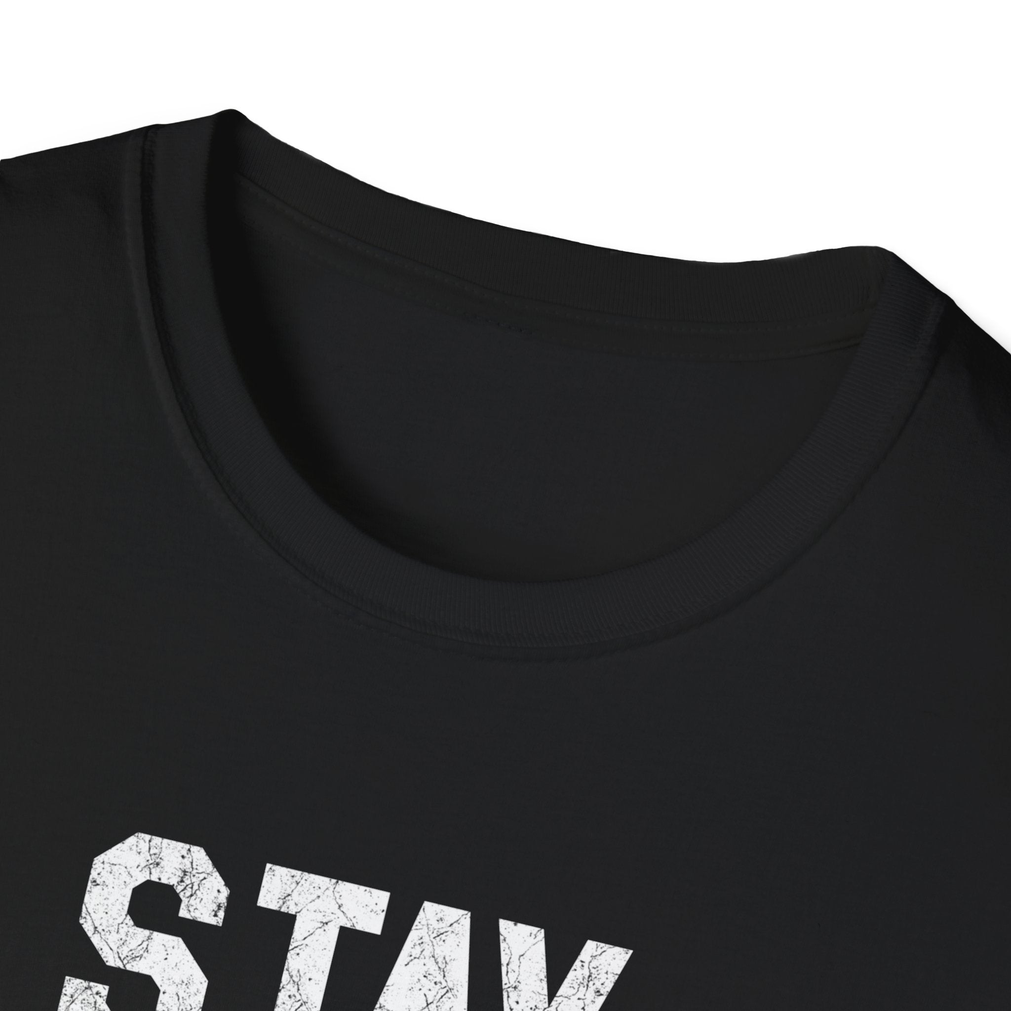 Stay Dusty T-Shirt — Retro Block Letter Graphic Tee