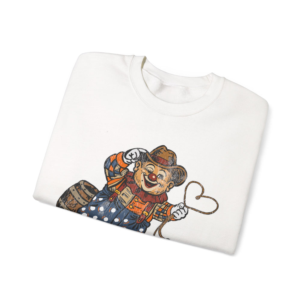 Poco Pete The Cowboy of Love Pullover — Retro Western Crewneck Sweatshirt