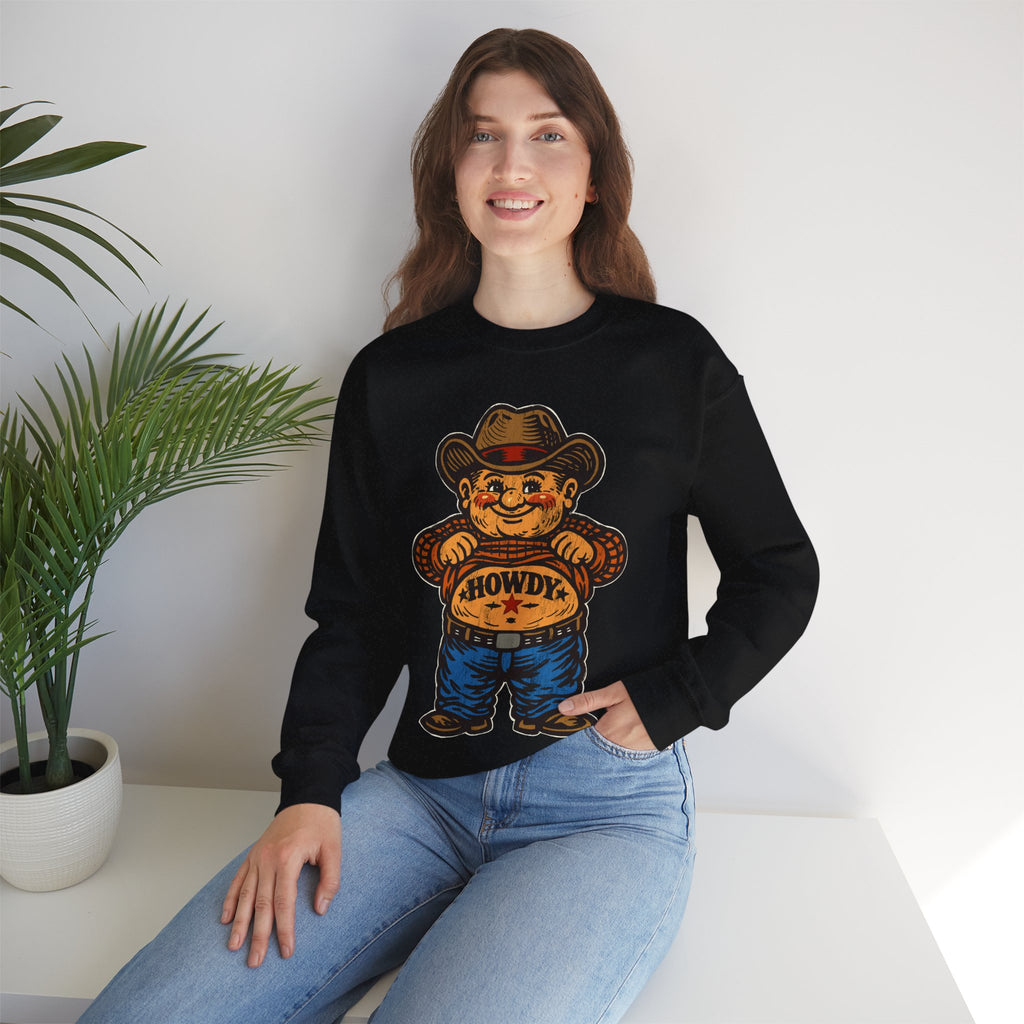 Howdy Poco Pete Sweatshirt - Vintage Western Graphic Crewneck