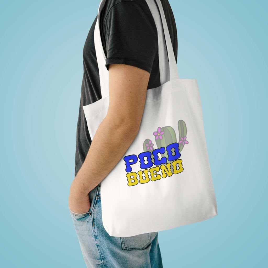 Poco Bueno Cotton Tote — Cute Cactus Floral Market Bag