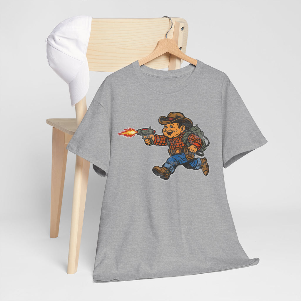 Poco Pete The Space Cowboy T‑Shirt — Retro Western Heavy Cotton Tee