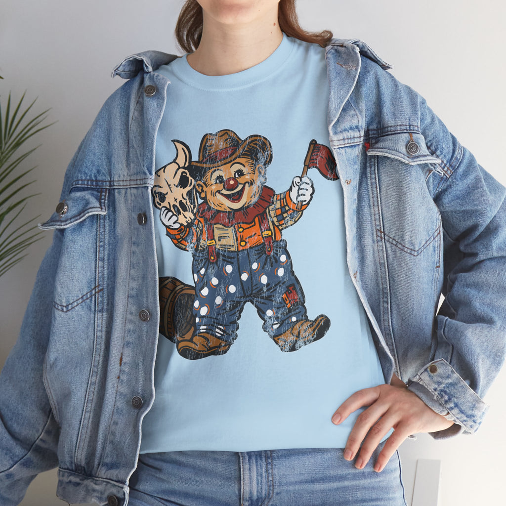 Poco Pete "Just a Clown" T‑Shirt — Retro Western Heavy Cotton Tee