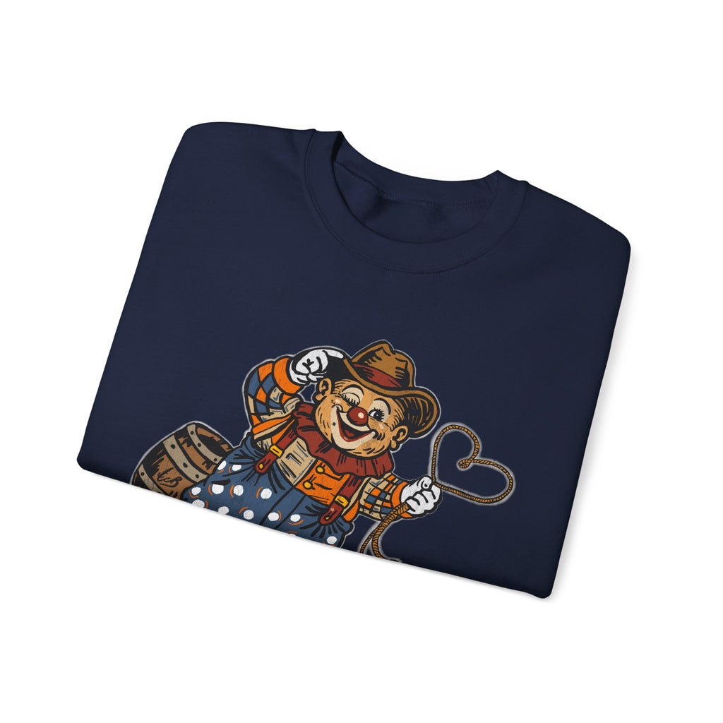 Poco Pete The Cowboy of Love Pullover — Retro Western Crewneck Sweatshirt