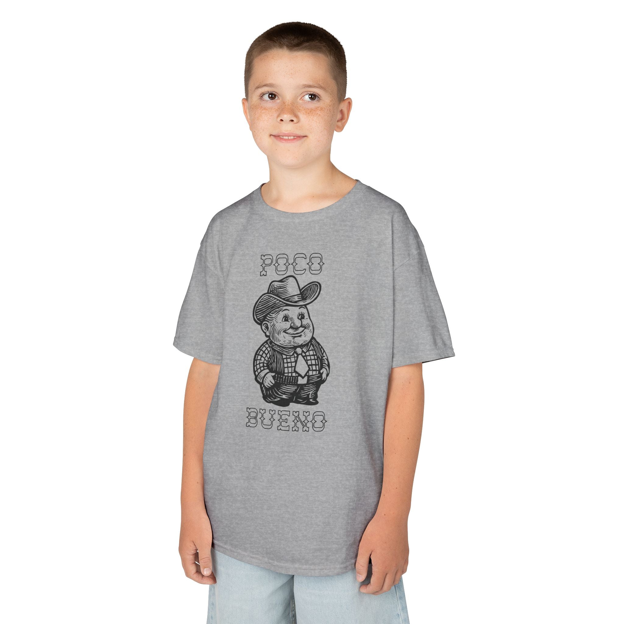 Poco  Bueno Pete Kids Tee —Cowboy Graphic Shirt