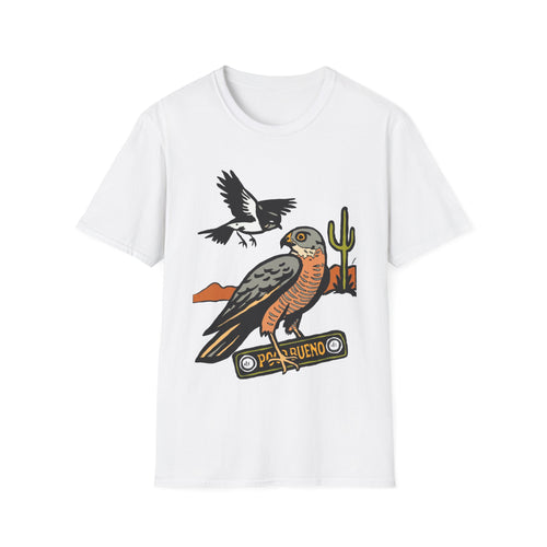 Desert Hawk Tee — 'Poco Bueno' Bird Graphic T-Shirt