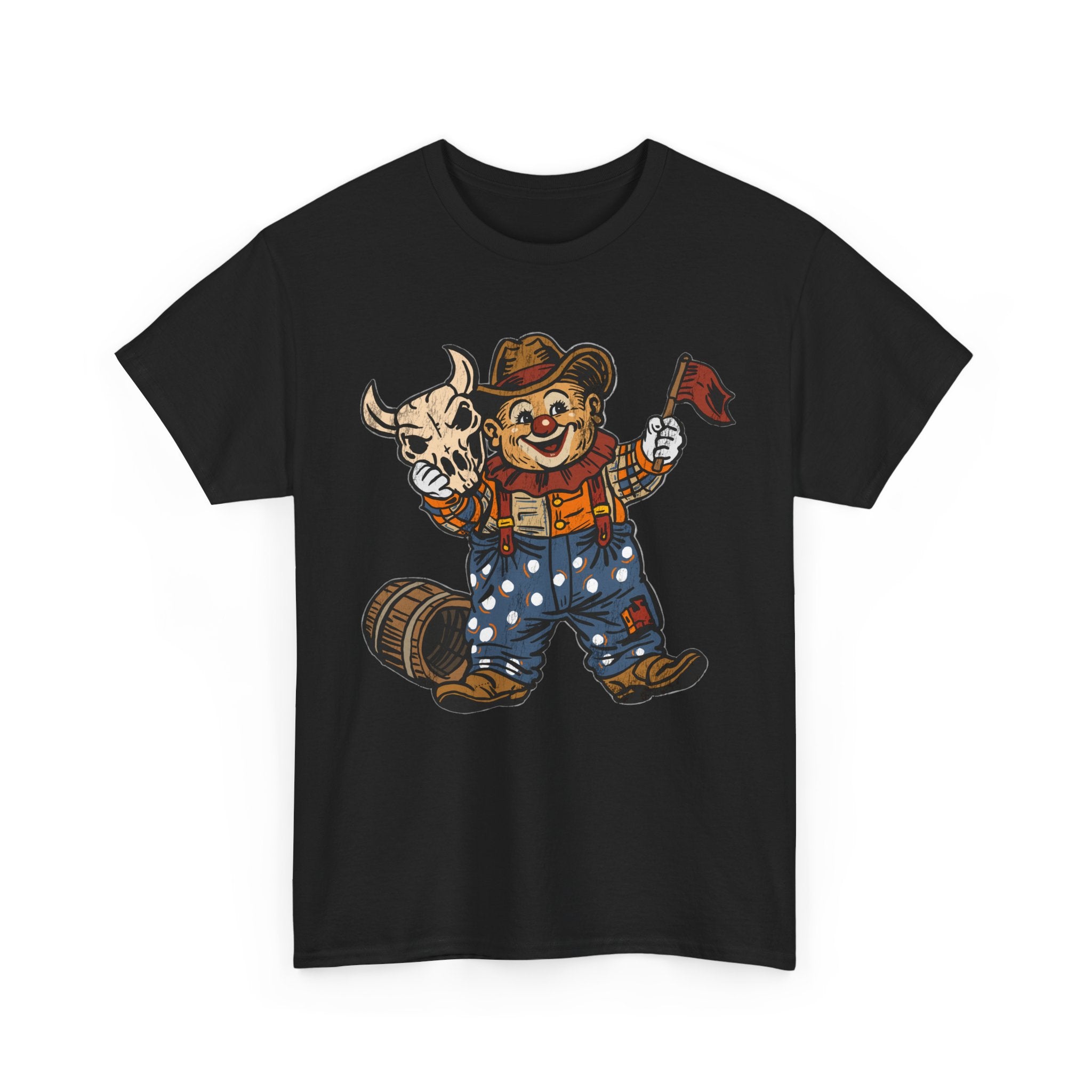Poco Pete "Just a Clown" T‑Shirt — Retro Western Heavy Cotton Tee