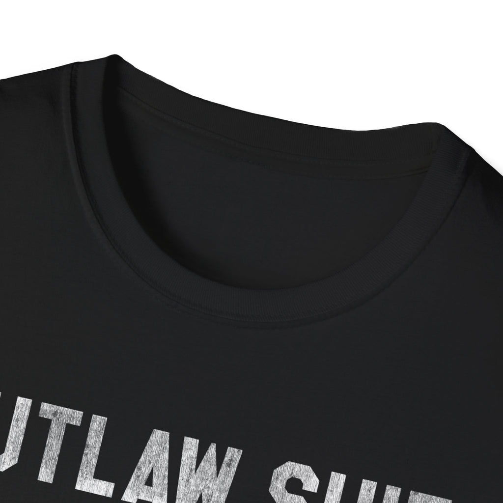 Outlaw Shit Graphic T-Shirt — Bold Western Attitude Tee