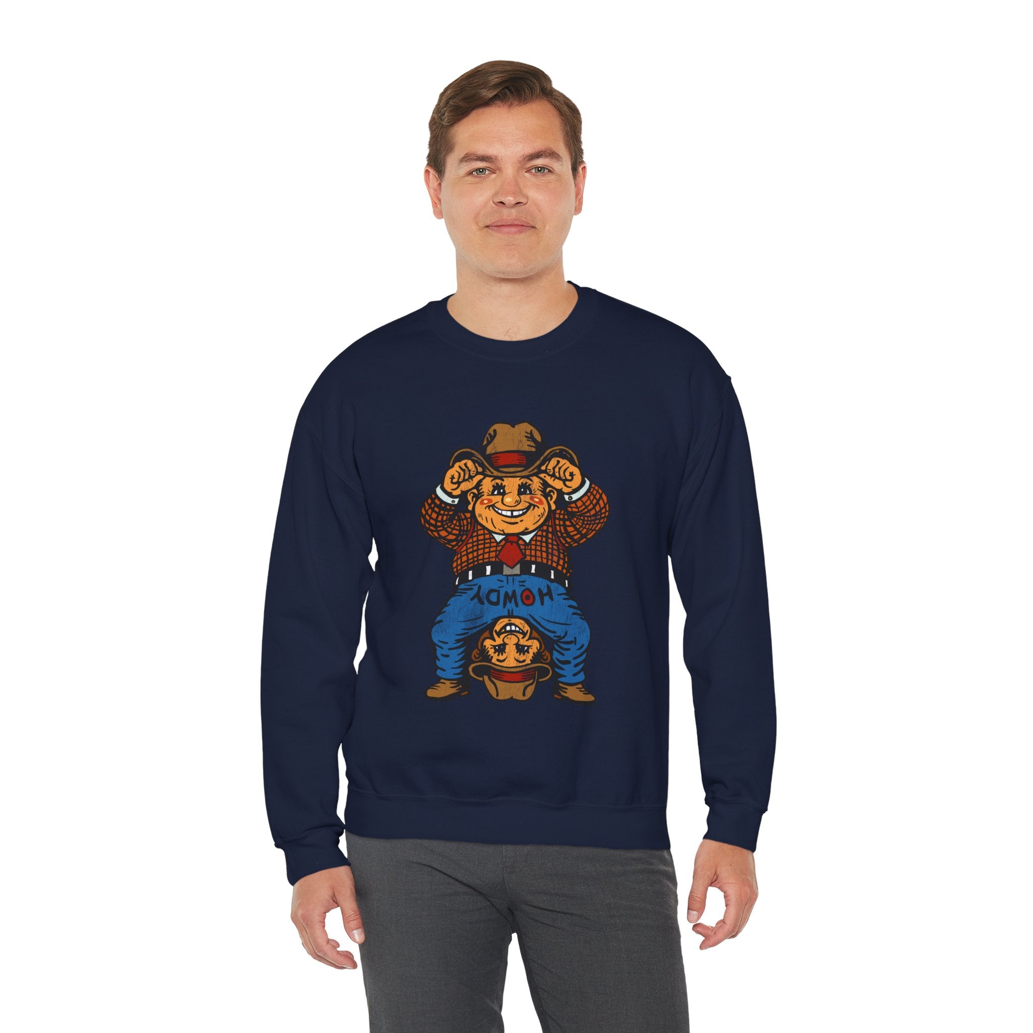 Cheeky Monkey Poco Pete Sweater - Cowboy Vintage Graphic Sweatshirt