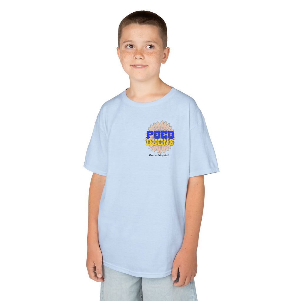 Sunflowers of Freedom — Glory to Ukraine Graphic Kids T-Shirt