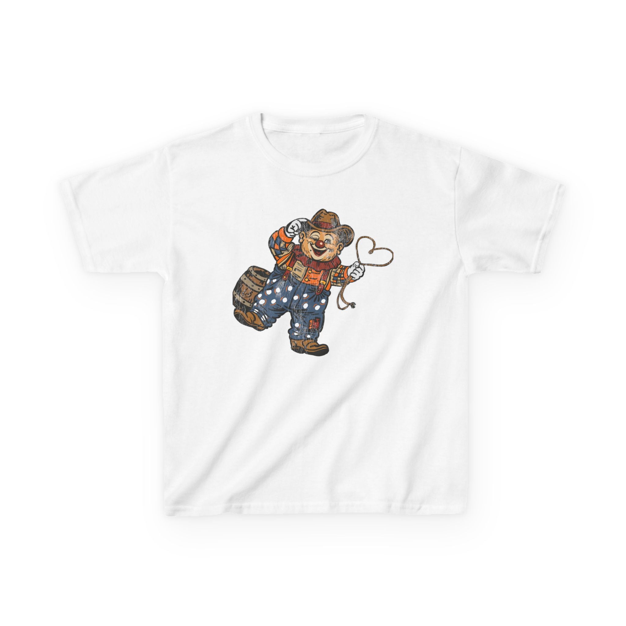 Poco Pete The Cowboy of Love Kids T‑Shirt — Retro Western Heavy Cotton Tee
