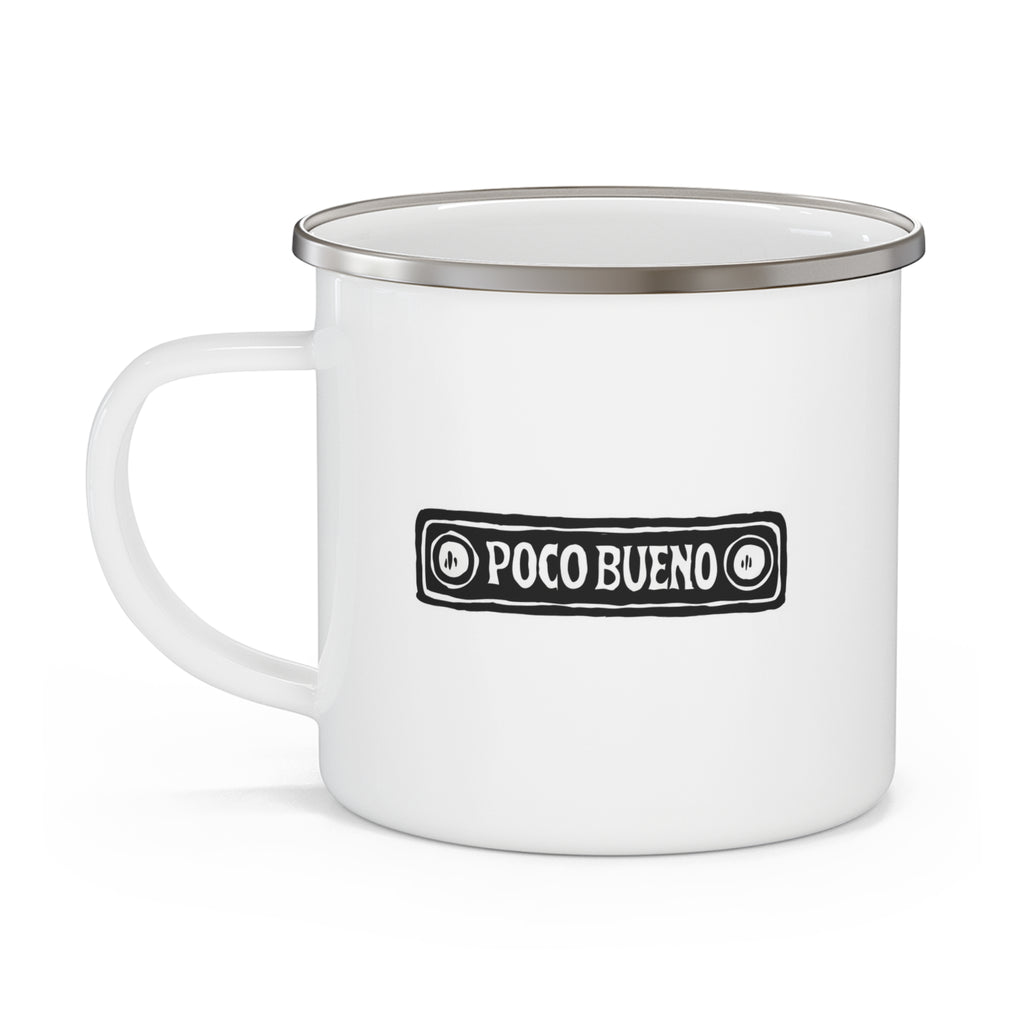 Poco Bueno Pete Camping Mug — Vintage Cowboy Campfire Coffee Cup