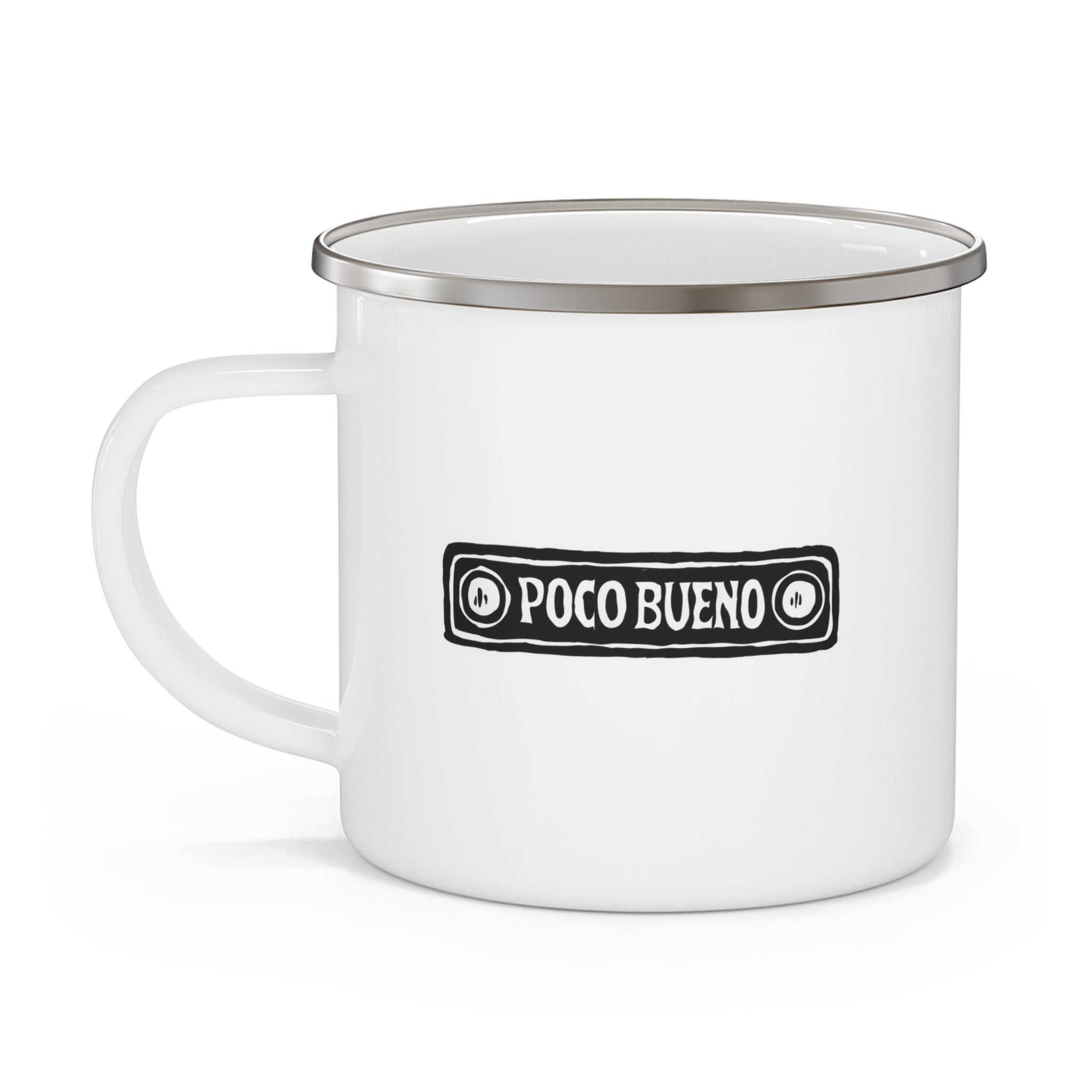 Poco Bueno Pete Camping Mug — Vintage Cowboy Campfire Coffee Cup