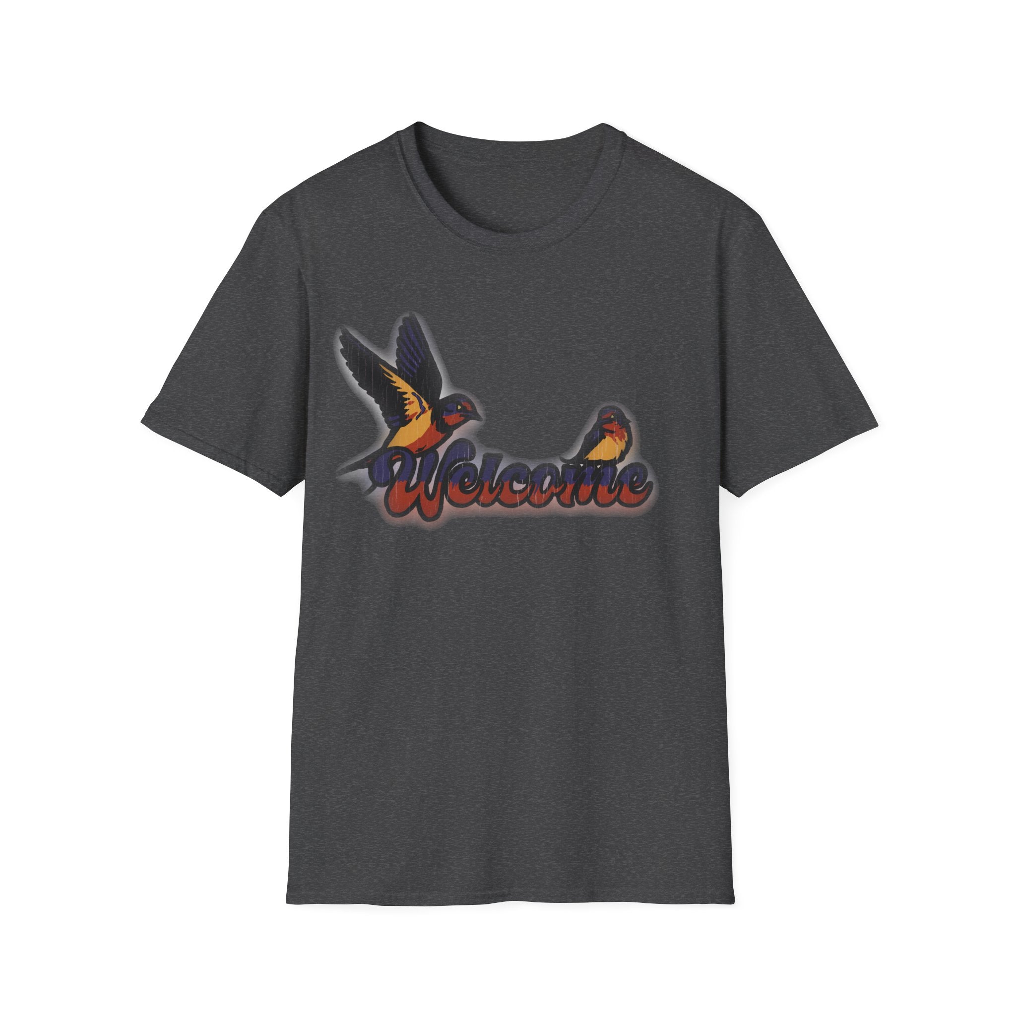 Welcome Swallow T-Shirt — Retro Bird Graphic Tee