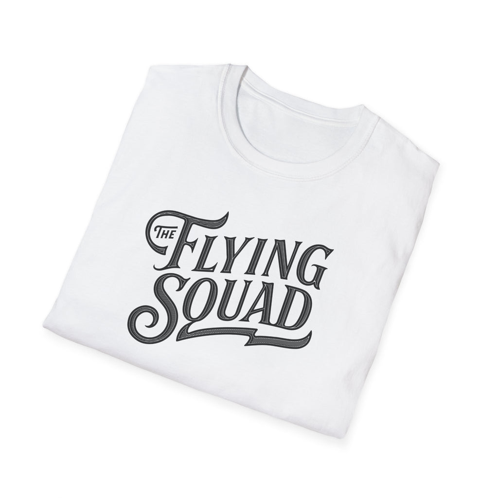 Flying Squad Tee — Retro Script Graphic T-Shirt | Band Merch Australia