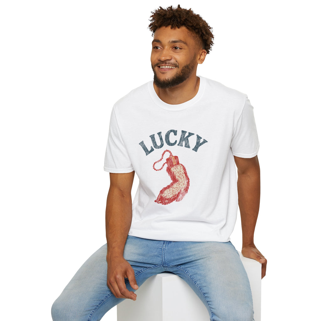 "Lucky" Vintage Rabbit Graphic T-Shirt