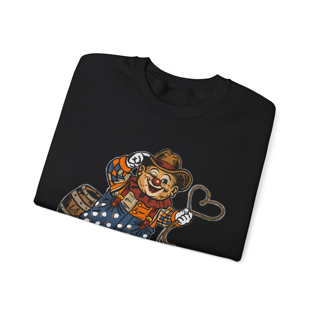 Poco Pete The Cowboy of Love Pullover — Retro Western Crewneck Sweatshirt