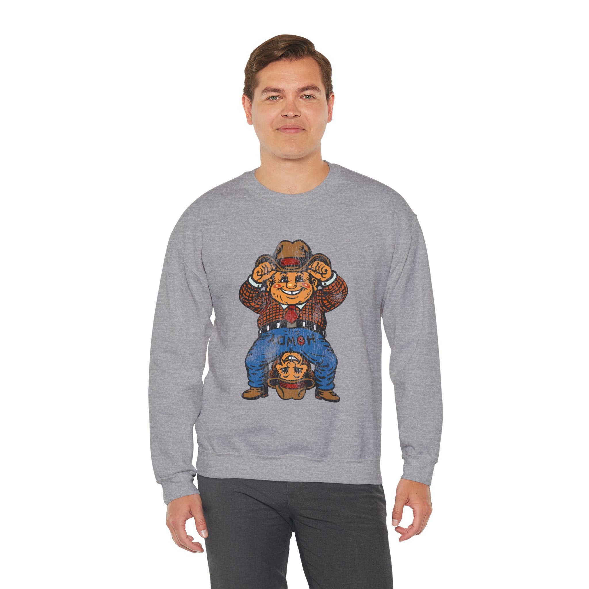 Cheeky Monkey Poco Pete Sweater - Cowboy Vintage Graphic Sweatshirt