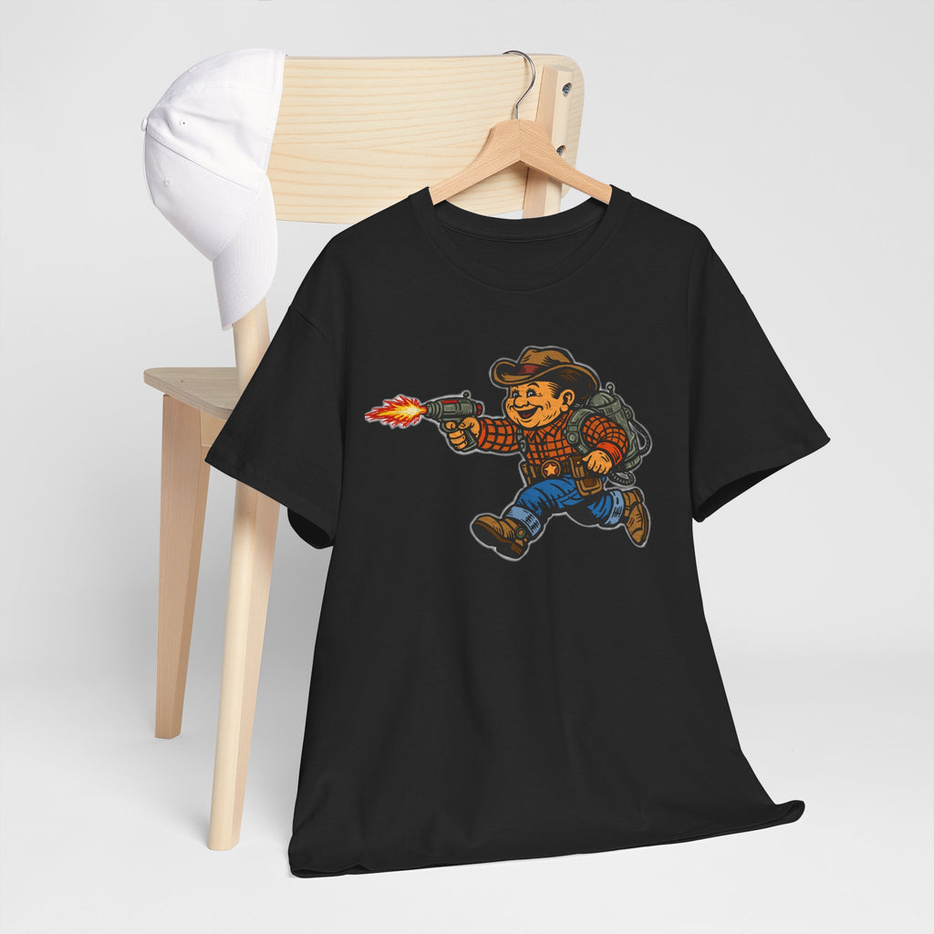 Poco Pete The Space Cowboy T‑Shirt — Retro Western Heavy Cotton Tee