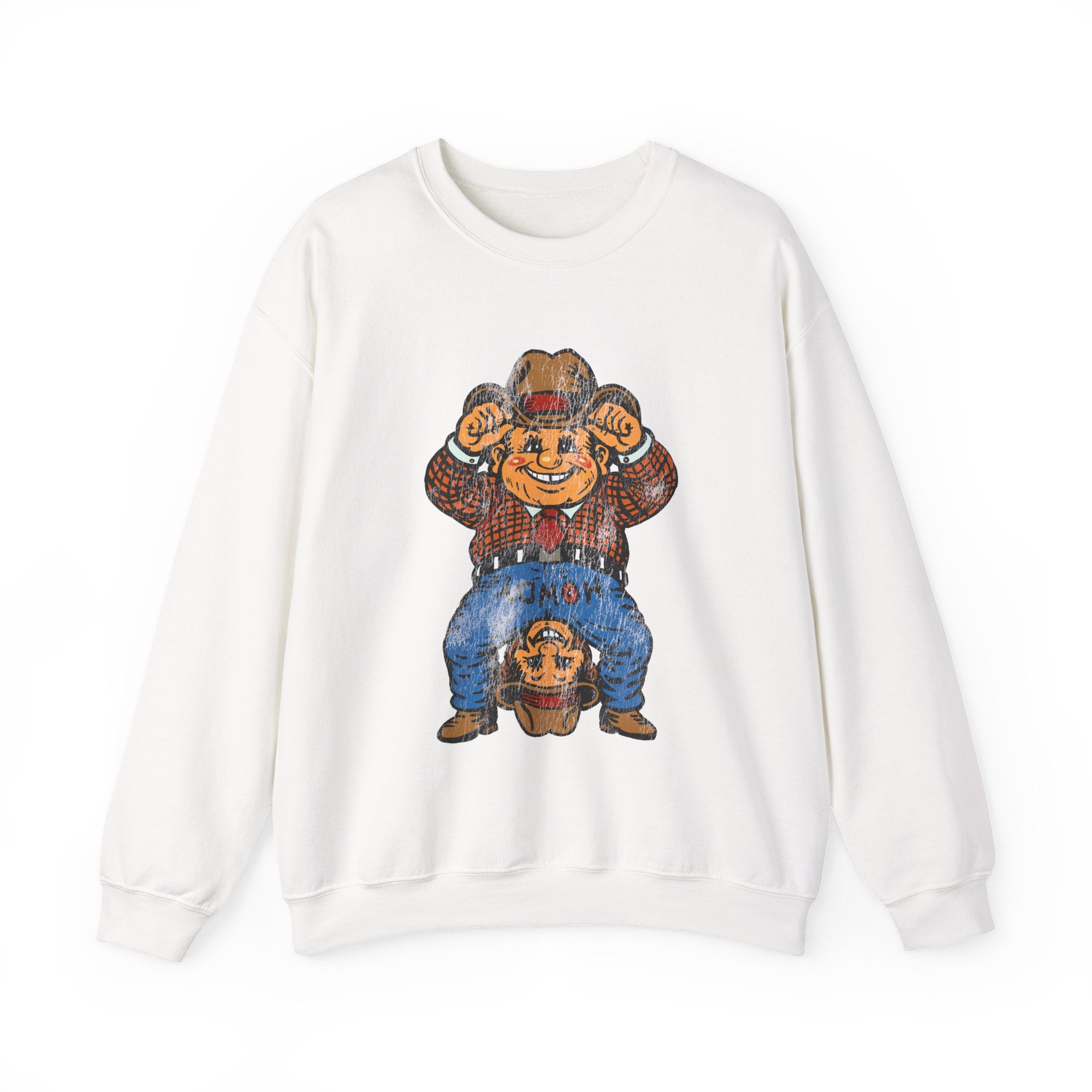 Cheeky Monkey Poco Pete Sweater - Cowboy Vintage Graphic Sweatshirt